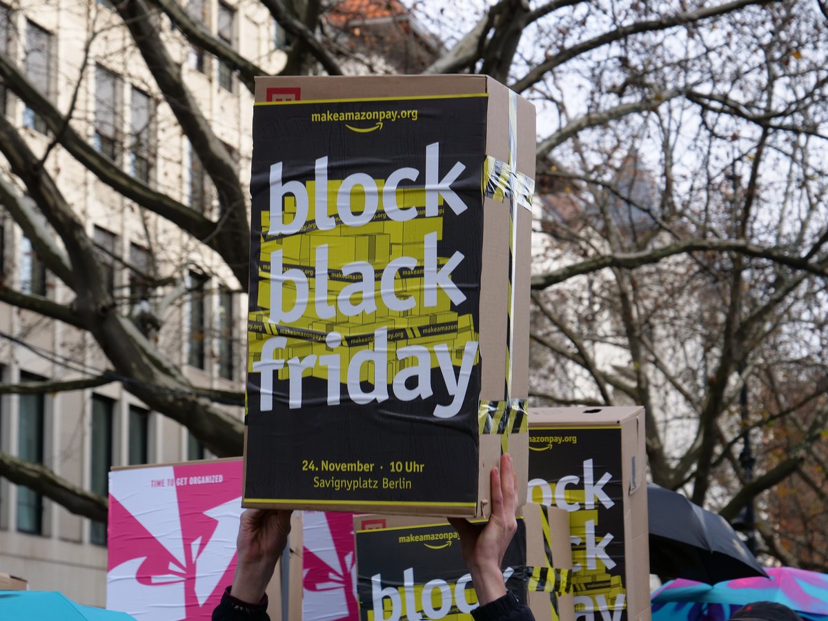 Instead of Black Friday, unions call for Make Amazon Pay Day